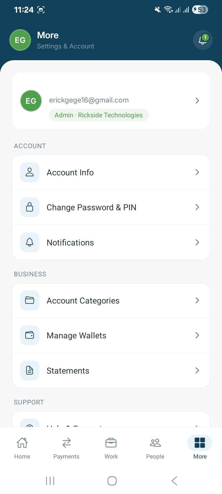Khala Pay More screen